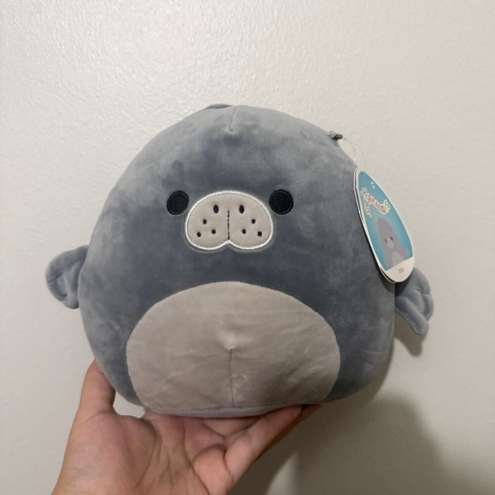 Squishmallow 8” Matt the manatee plush